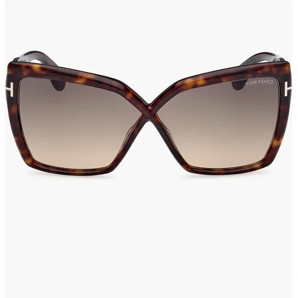 Tom Ford Havana Butterfly Sunglasses - Picture 6 of 10